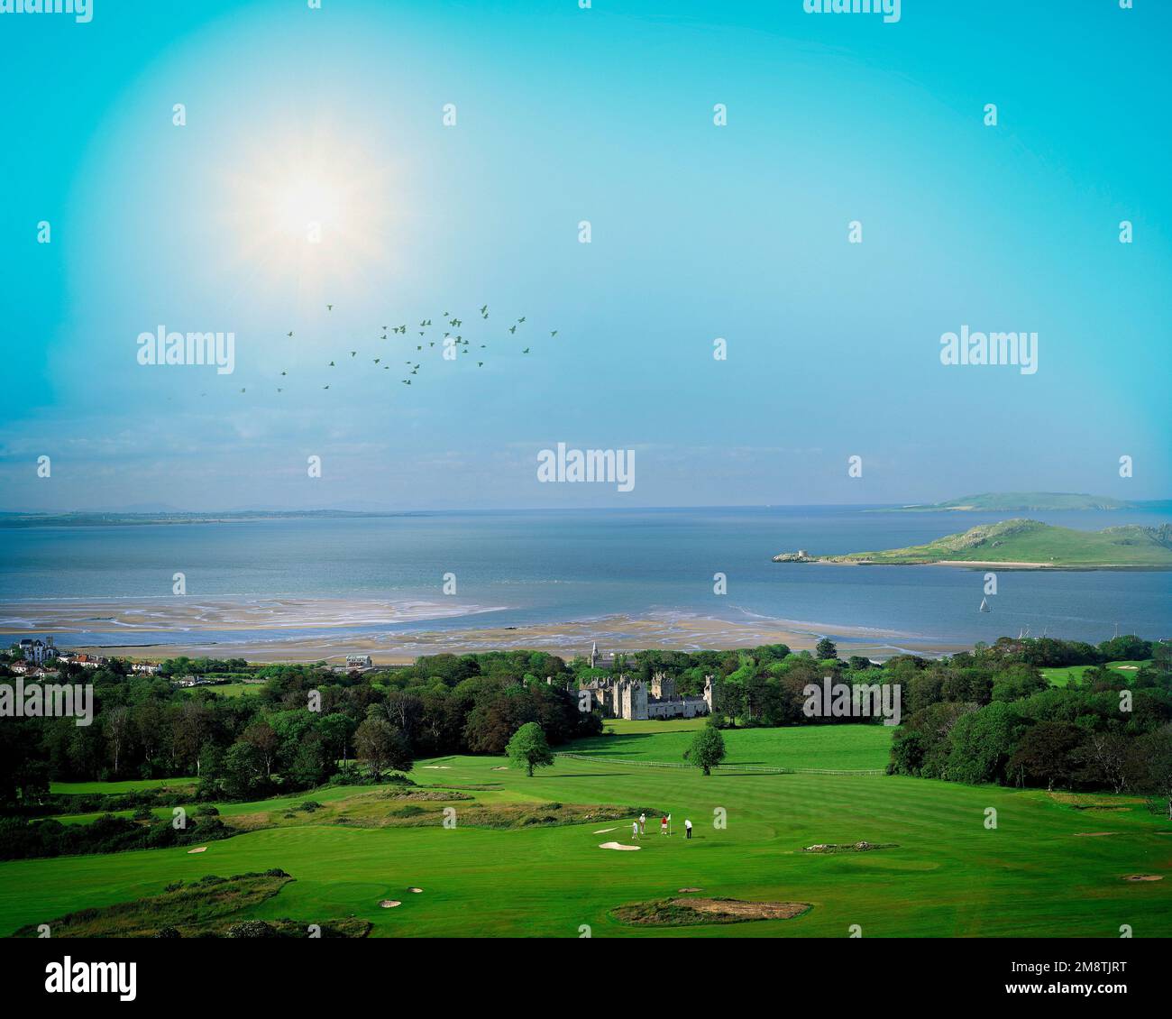 IE - FR : Dublin Howth Castle & Golf Club Banque D'Images