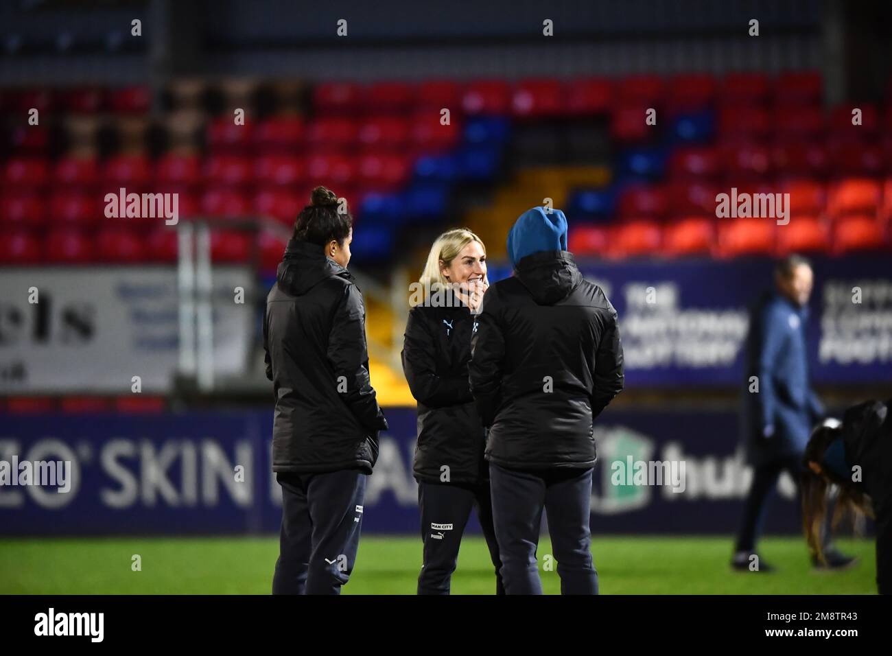 Londres, Royaume-Uni. 15th janvier 2023. Dagenham, Angleterre, 15 janvier 2023: Pendant le match de la Super League Barclays FA Womens entre West Ham United et Manchester City à Dagenham et le stade de construction de Chigwell de Redbridge.England. (K Hodgson/SPP) crédit: SPP Sport Press photo. /Alamy Live News Banque D'Images