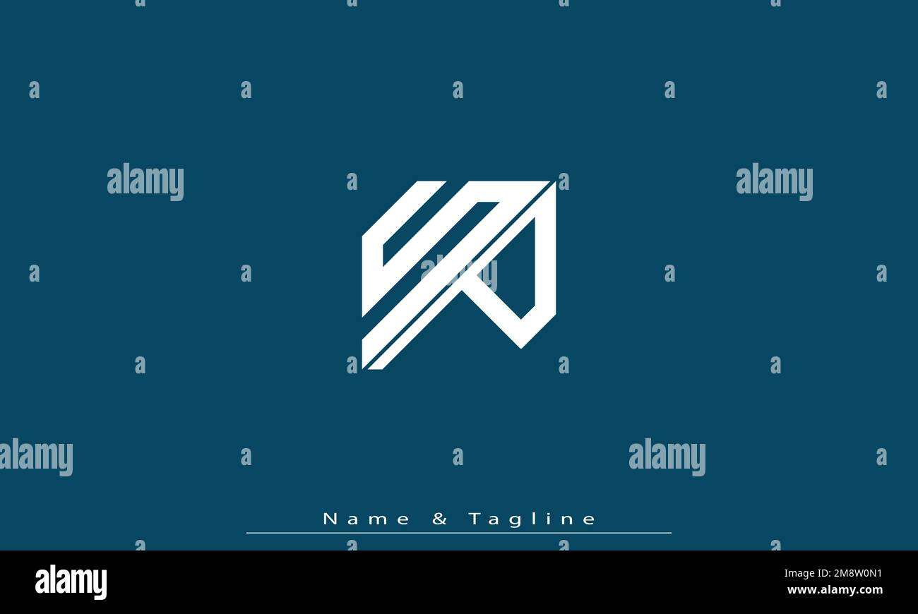 Lettres de l'alphabet initiales Monogram logo SP , PS Illustration de Vecteur