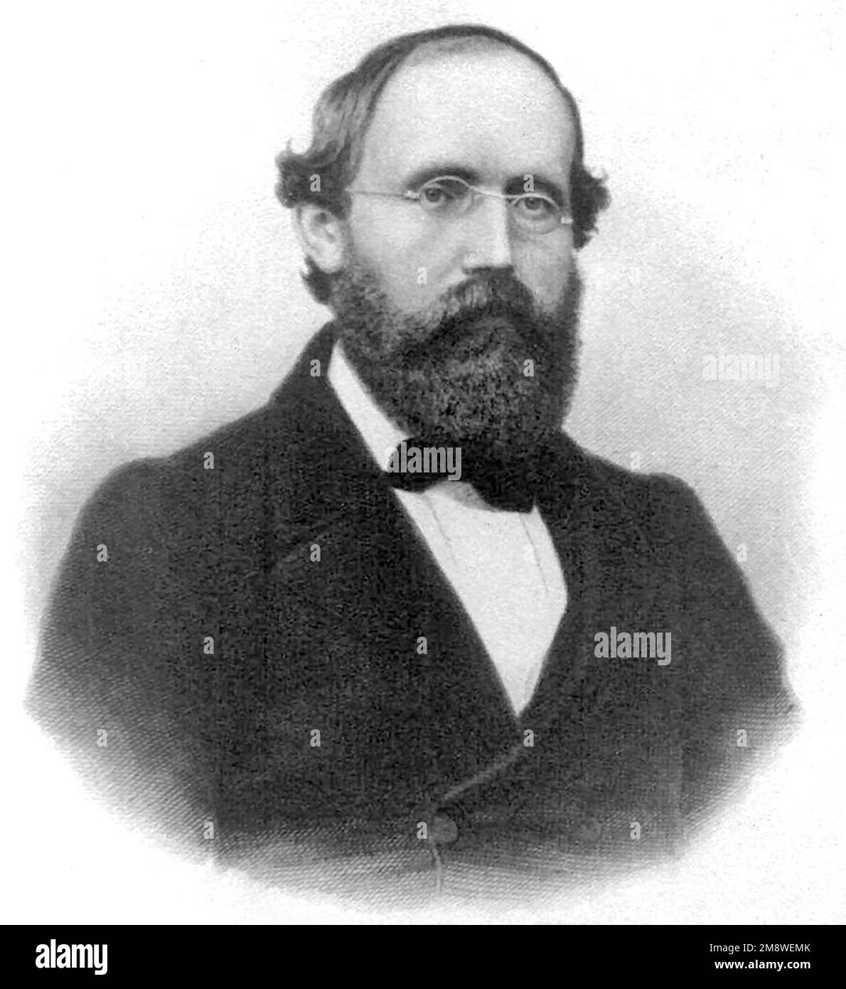 Georg Friedrich Bernhard Riemann (1826 – 1866) mathématicien allemand Banque D'Images