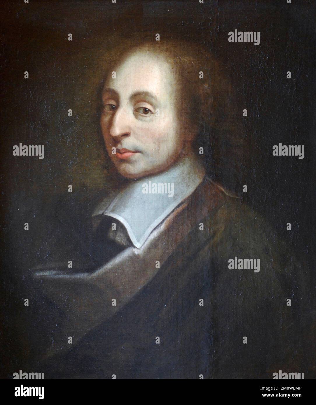 Blaise Pascal (1623 – 1662) mathématicien, physicien et inventeur français. Peinture de François II Quesnel Banque D'Images