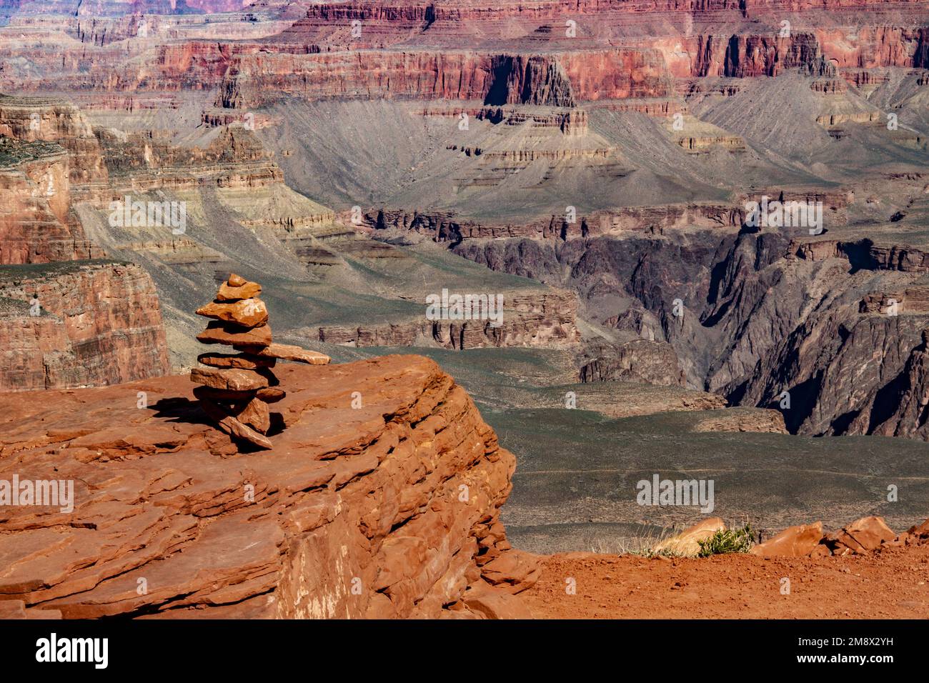 South Kaibab Trail of Grand Canyon National Park, Arizona, États-Unis. (2011) Banque D'Images