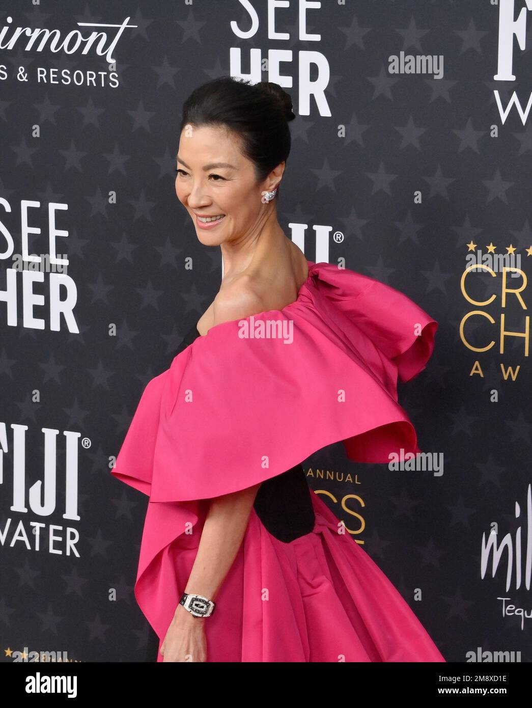 Los Angeles, États-Unis. 15th janvier 2023. Michelle Yeoh assiste aux prix du choix des critiques annuels 28th au Fairmont Century Plaza, dimanche, à 15 janvier 2023. Photo de Jim Ruymen/UPI crédit: UPI/Alay Live News Banque D'Images
