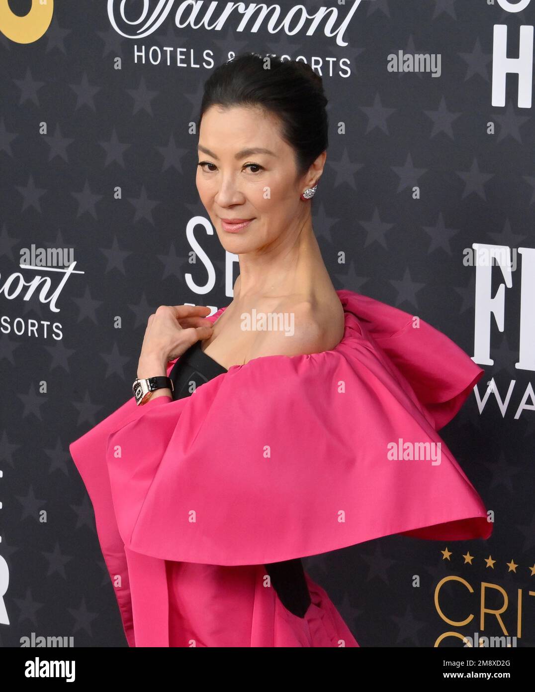 Los Angeles, États-Unis. 15th janvier 2023. Michelle Yeoh assiste aux prix du choix des critiques annuels 28th au Fairmont Century Plaza, dimanche, à 15 janvier 2023. Photo de Jim Ruymen/UPI crédit: UPI/Alay Live News Banque D'Images