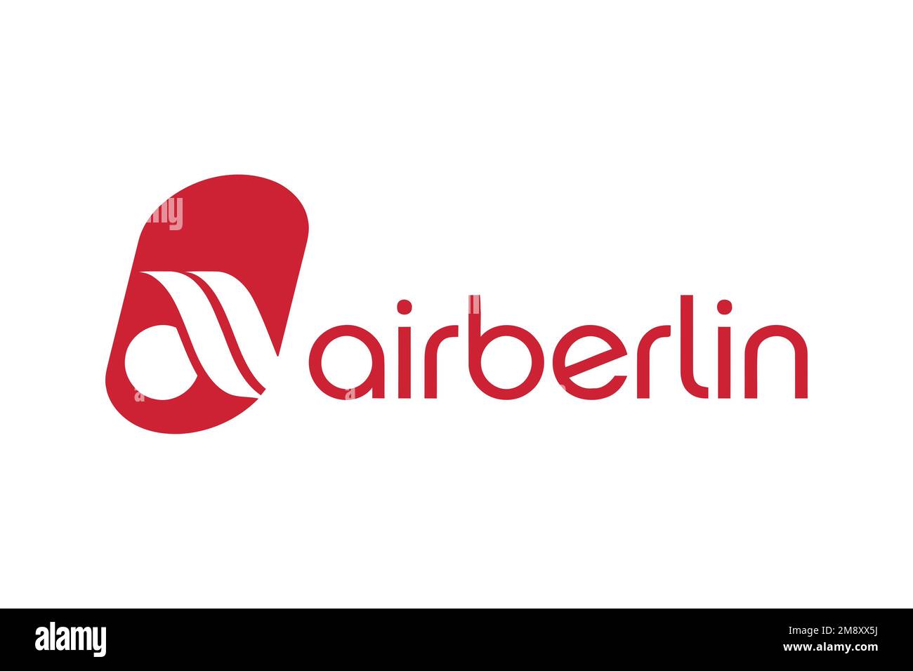 Air Berlin, logo, fond blanc Banque D'Images