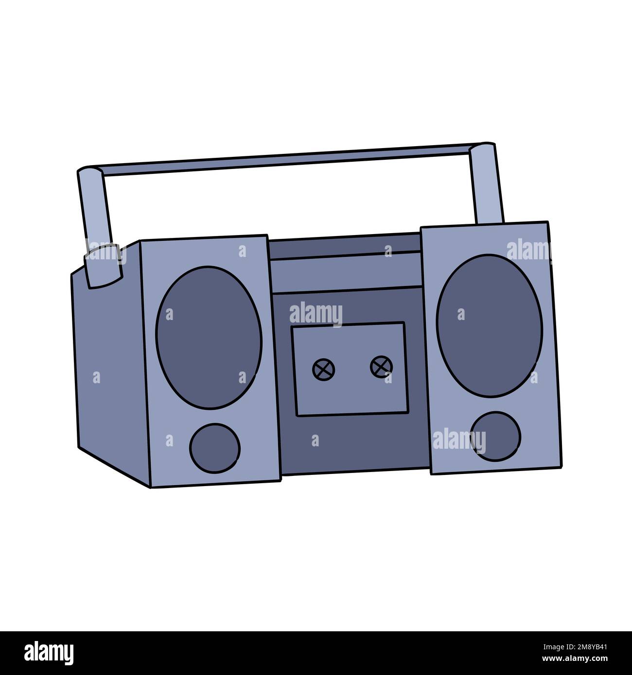 icône musique de cassette audio de radio électronique ancienne.  illustration de conception vectorielle Image Vectorielle Stock - Alamy