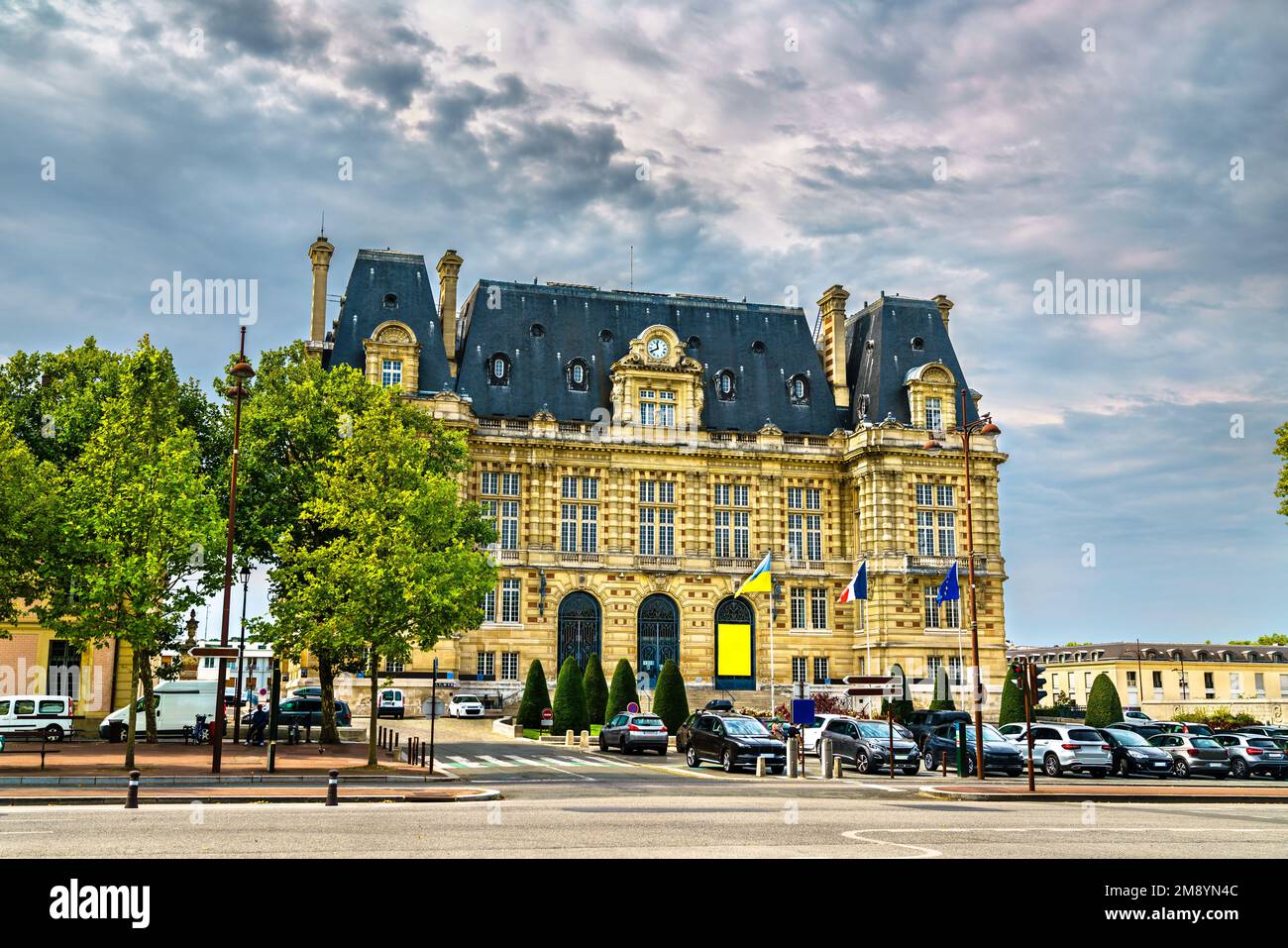 Hôtel de ville de Versailles dans le département des Yvelines de France Banque D'Images