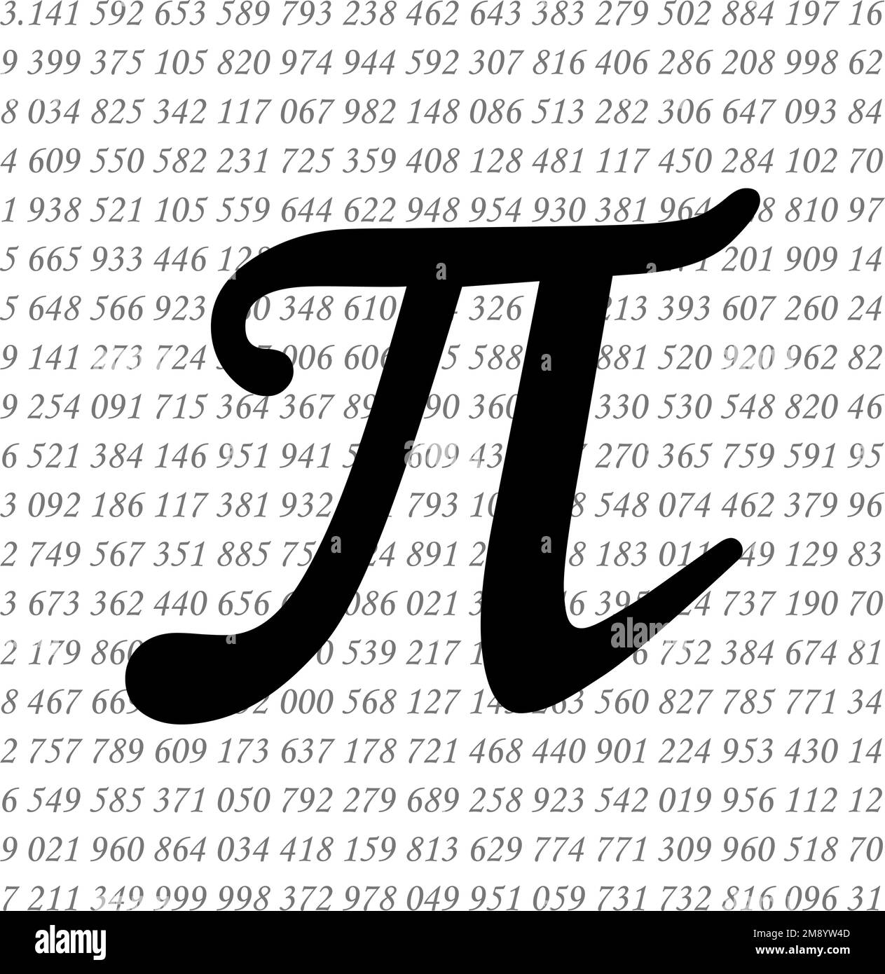 Bonne journée internationale de mathématiques vecteur illustration de fond. Bannière de la Journée mondiale Pi Illustration de Vecteur