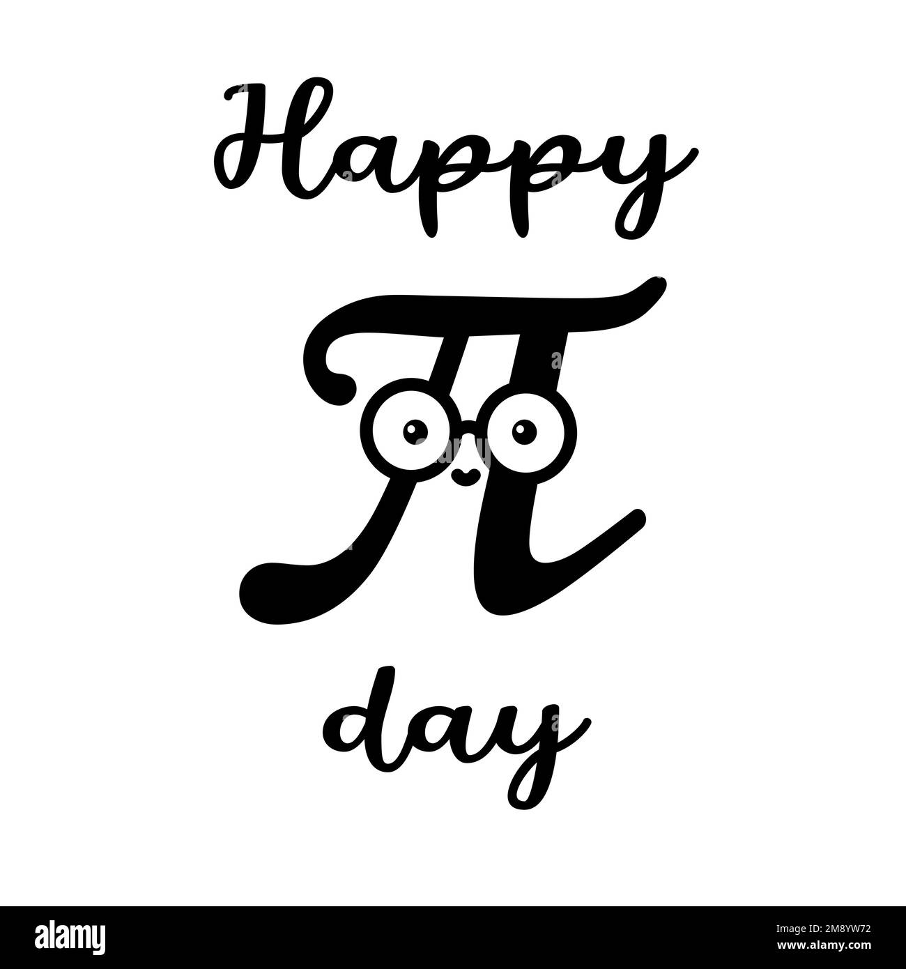 Bonne journée internationale de mathématiques vecteur illustration de fond. Bannière de la Journée mondiale Pi Illustration de Vecteur