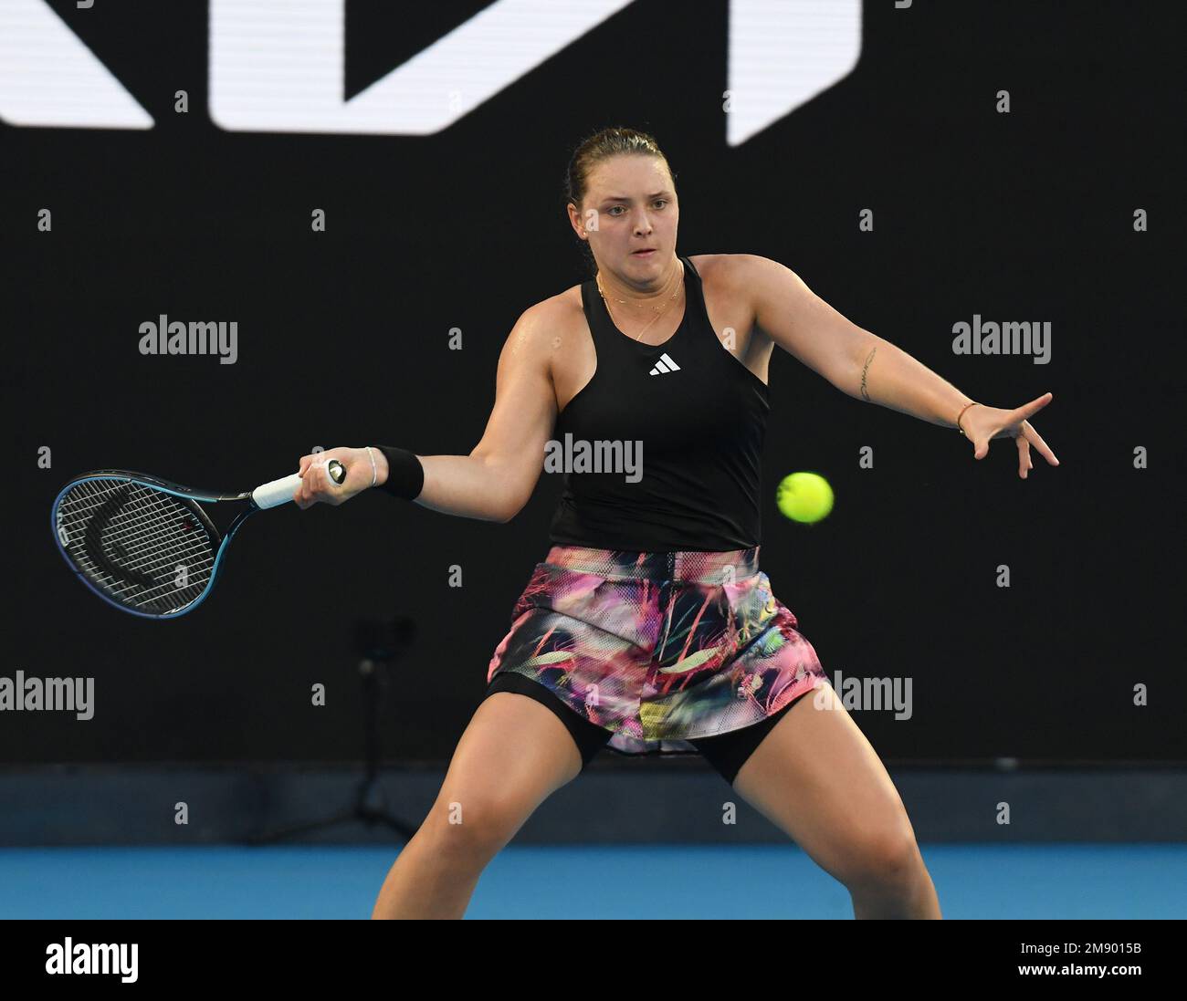 Melbourne, Australie. 16th janvier 2023. Open d'Australie 2023 Melbourne Park Day 1 16/01/2023 Jule Niemeier (GER) match du premier tour crédit: Roger Parker/Alay Live News Banque D'Images