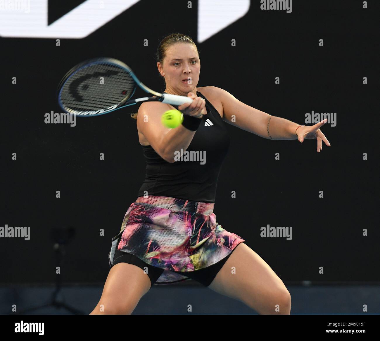 Melbourne, Australie. 16th janvier 2023. Open d'Australie 2023 Melbourne Park Day 1 16/01/2023 Jule Niemeier (GER) match du premier tour crédit: Roger Parker/Alay Live News Banque D'Images