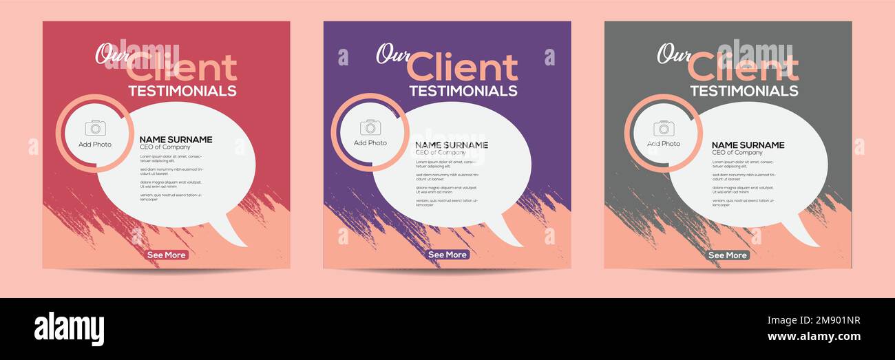 Modèle de bannière Web pour les commentaires des clients sur les médias sociaux. Modèle de réseaux sociaux de commentaires des clients. Illustration de Vecteur Modèle de bannière Web pour les commentaires des clients sur les médias sociaux. Modèle de réseaux sociaux de commentaires des clients. Illustration de Vecteur