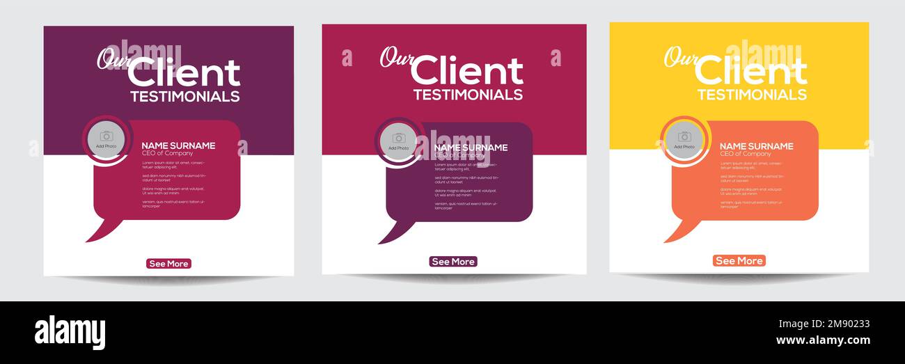 Modèle de bannière Web pour les commentaires des clients sur les médias sociaux. Modèle de réseaux sociaux de commentaires des clients. Illustration de Vecteur Modèle de bannière Web pour les commentaires des clients sur les médias sociaux. Modèle de réseaux sociaux de commentaires des clients. Illustration de Vecteur