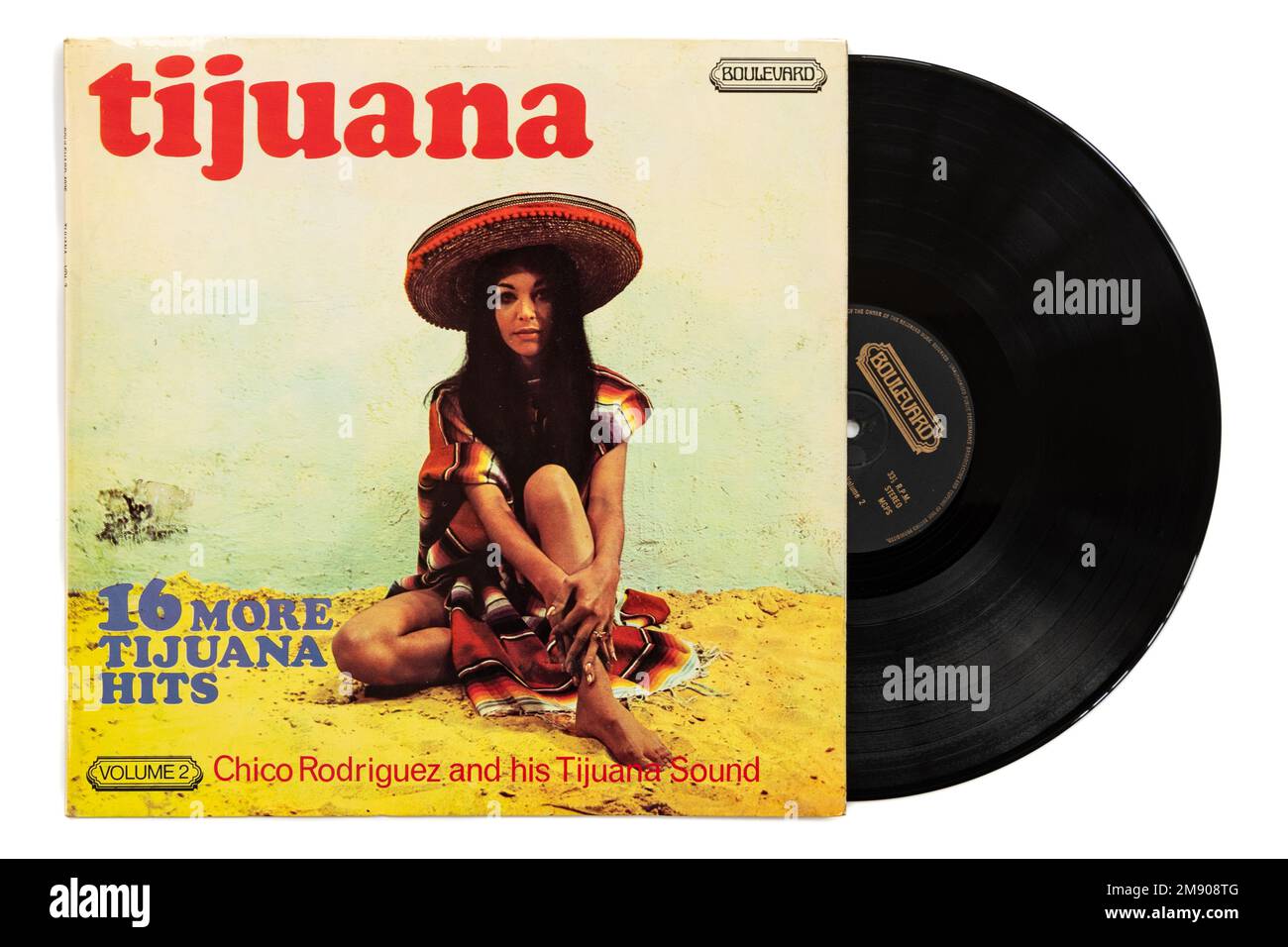 Boulevard records - tijuana - Chico Rodriguez et son Tijuana Sound - album Banque D'Images