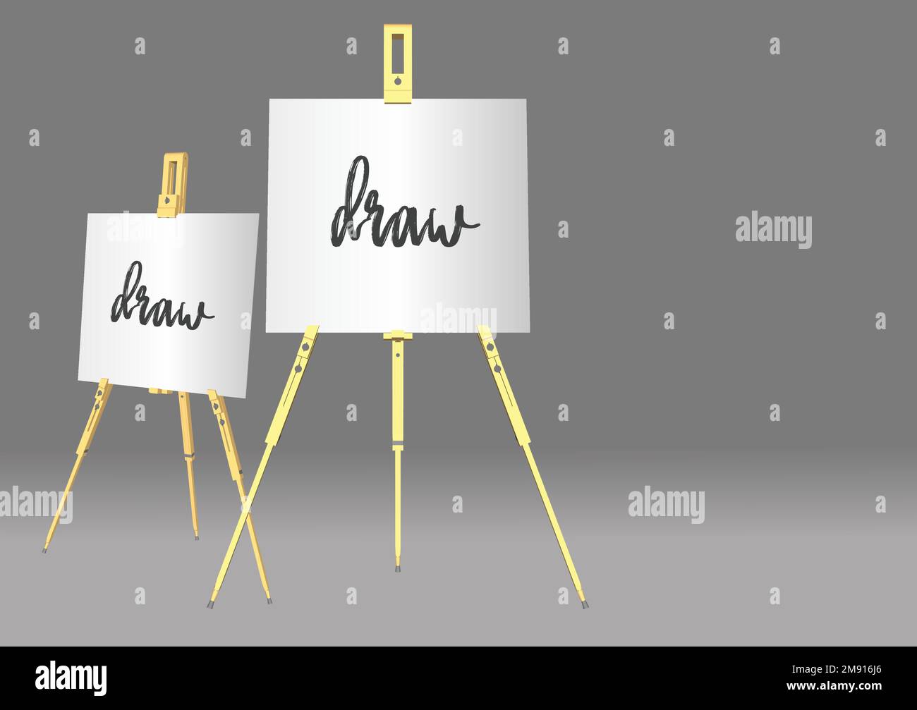 Mot « Hardwork » écrit sur le tableau de surveillance avec modèle d'espace de message Illustration de Vecteur
