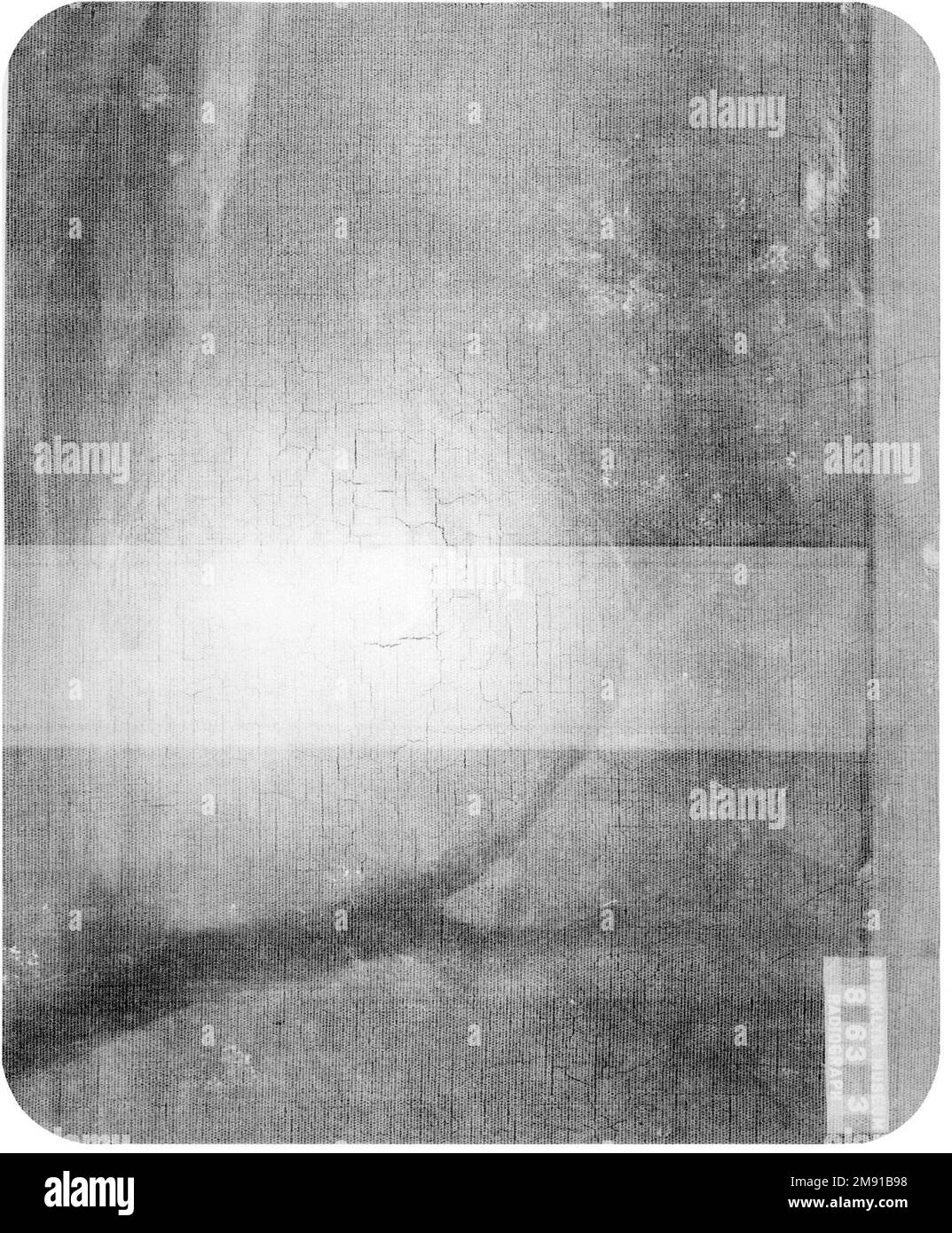 Paysage tropical église Frederic Edwin (américaine, 1826-1900). Paysage tropical, 1873. Huile sur toile, 56 1/2 x 77 3/4 x 5 3/8 in., 128 lb. (143,5 x 197,5 x 13,7 cm, 58,06kg). En plus de peindre la splendeur des paysages nord-américains, l'église Frédéric Edwin a traversé l'Amérique du Sud en 1850s et a créé des paysages andins spectaculaires qui ont été inspirés par les récits de voyage du scientifique allemand Alexander von Humboldt en 1849. Humboldt a exhorté les artistes à peindre l'Amérique du Sud afin d'étudier et de représenter la terre dans son état le plus original. Les contours doux et étouffé lumière dorée de thi Banque D'Images