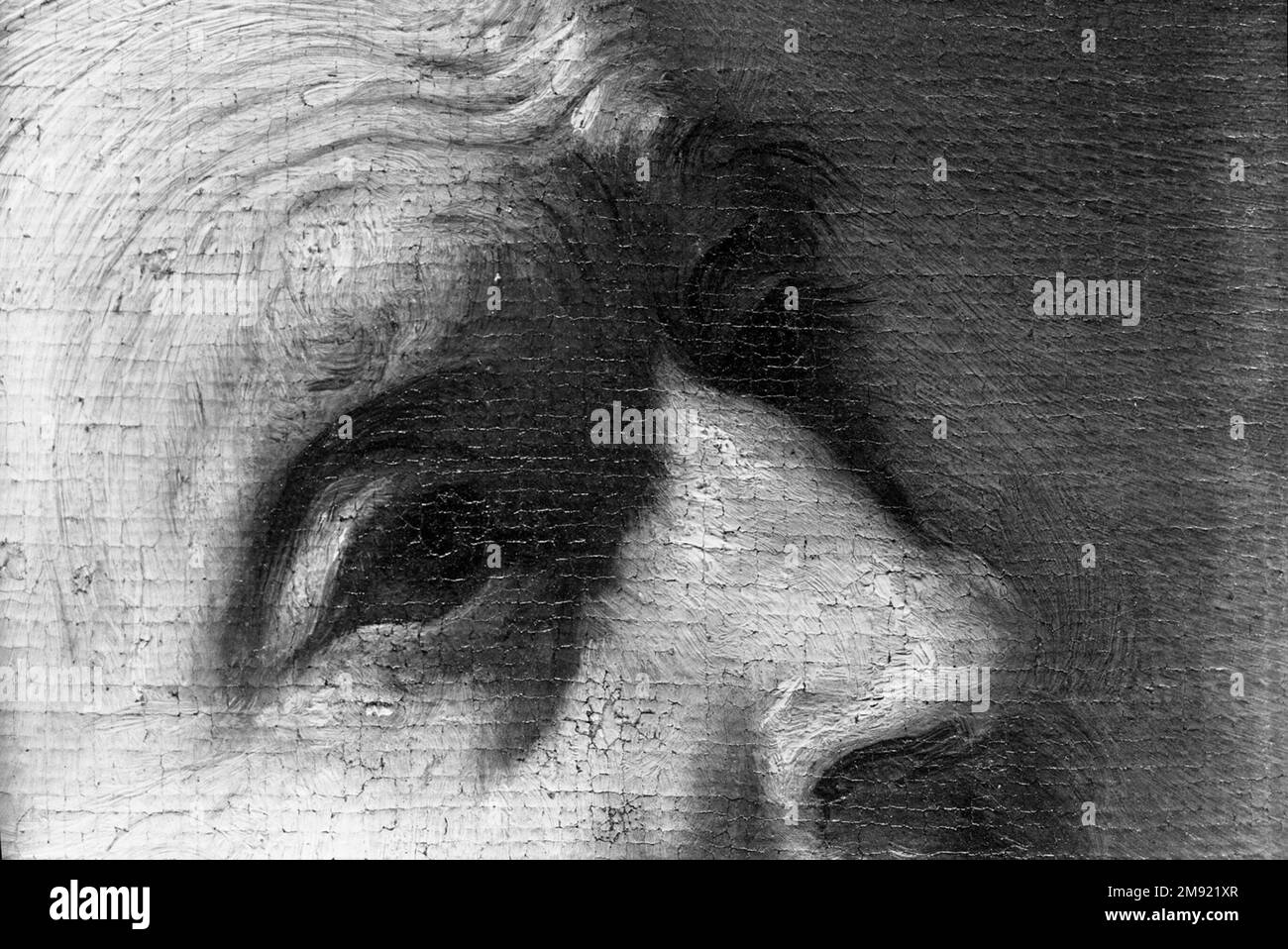 Saint Joseph avec la barre fleurie Jusepe de Ribera (espagnol, 1591-1652). Saint Joseph avec la tige de floraison, début 1630s. Huile sur panneau, 46 x 35 3/4 in. (116,8 x 90,8 cm). Appelé “Lo Spagnoletto” (le petit Espagnol) par sa clientèle italienne, le Ribera, né et formé en Espagne, a fait sa carrière à Naples, où son principal patron, le duc d'Osuna, a servi de vice-roi aux dirigeants bourbons espagnols du sud de l'Italie. Suivant une tradition espagnole initiée par le célèbre peintre El Greco (1541–1614), Ribera a peint des portraits individuels des intimates du Christ, y compris son père Saint Joseph and Banque D'Images