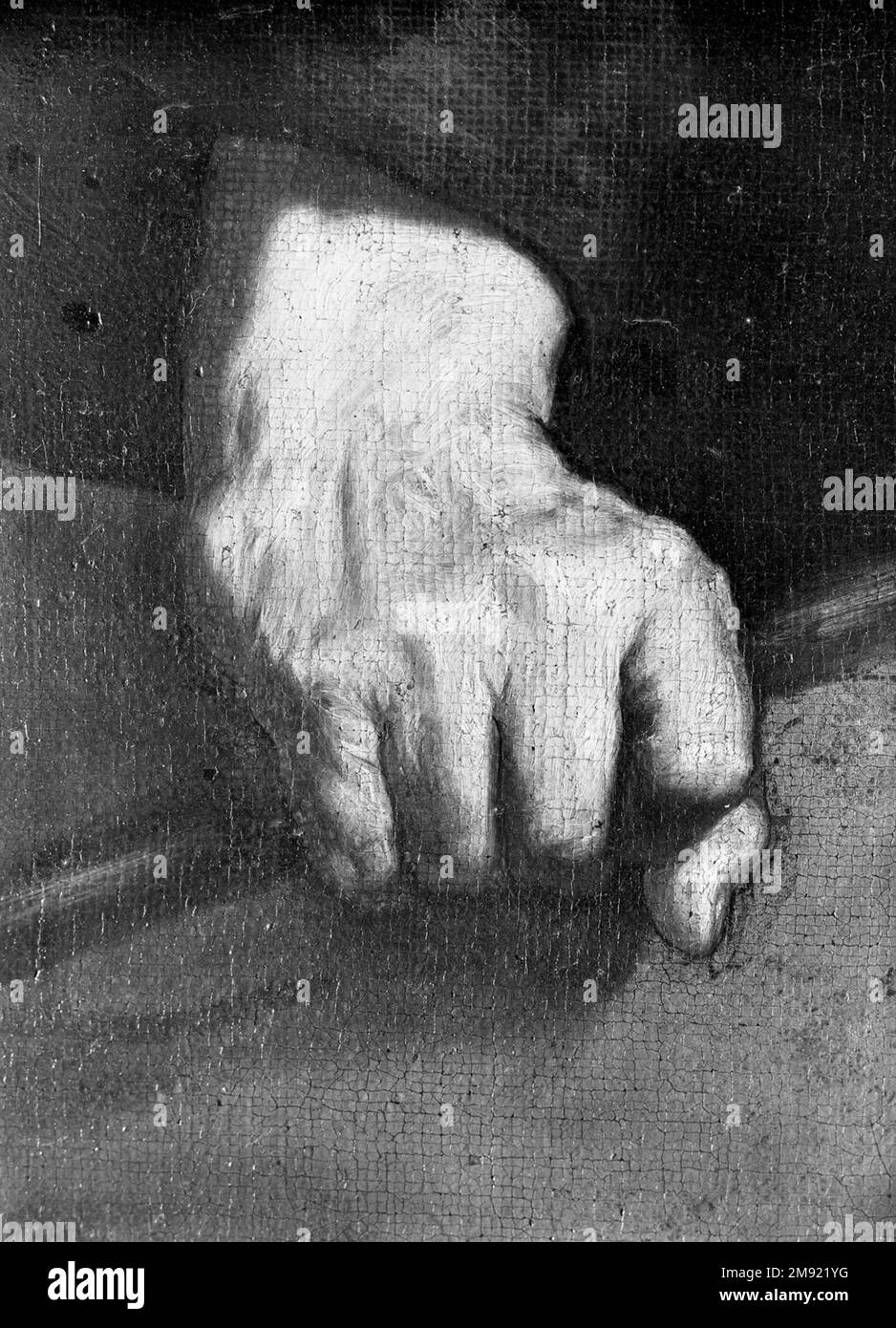 Saint Joseph avec la barre fleurie Jusepe de Ribera (espagnol, 1591-1652). Saint Joseph avec la tige de floraison, début 1630s. Huile sur panneau, 46 x 35 3/4 in. (116,8 x 90,8 cm). Appelé “Lo Spagnoletto” (le petit Espagnol) par sa clientèle italienne, le Ribera, né et formé en Espagne, a fait sa carrière à Naples, où son principal patron, le duc d'Osuna, a servi de vice-roi aux dirigeants bourbons espagnols du sud de l'Italie. Suivant une tradition espagnole initiée par le célèbre peintre El Greco (1541–1614), Ribera a peint des portraits individuels des intimates du Christ, y compris son père Saint Joseph and Banque D'Images