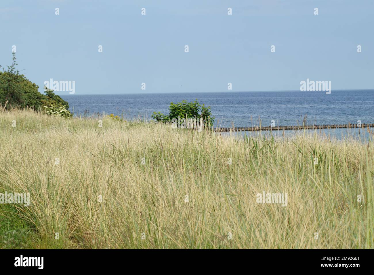La vue sur la mer Baltique Banque D'Images
