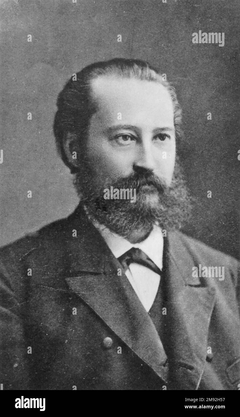 Evgeniy Ivanovich Afanasiev, M.D., professeur titulaire à l'Université de Kiev. env. avant 1897 Banque D'Images