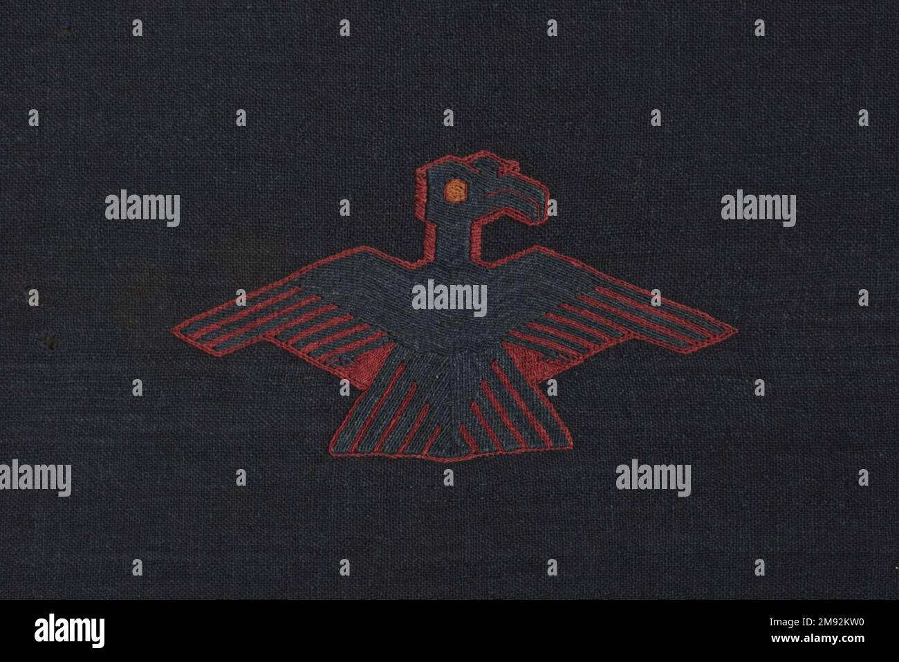 Le manteau Nasca. Mantle, 0-100 C.E. Fibre camélide, 108 11/16 x 50 13/16 po. (276,1 x 129,1 cm). Arts des Amériques 0-100 C.E. Banque D'Images