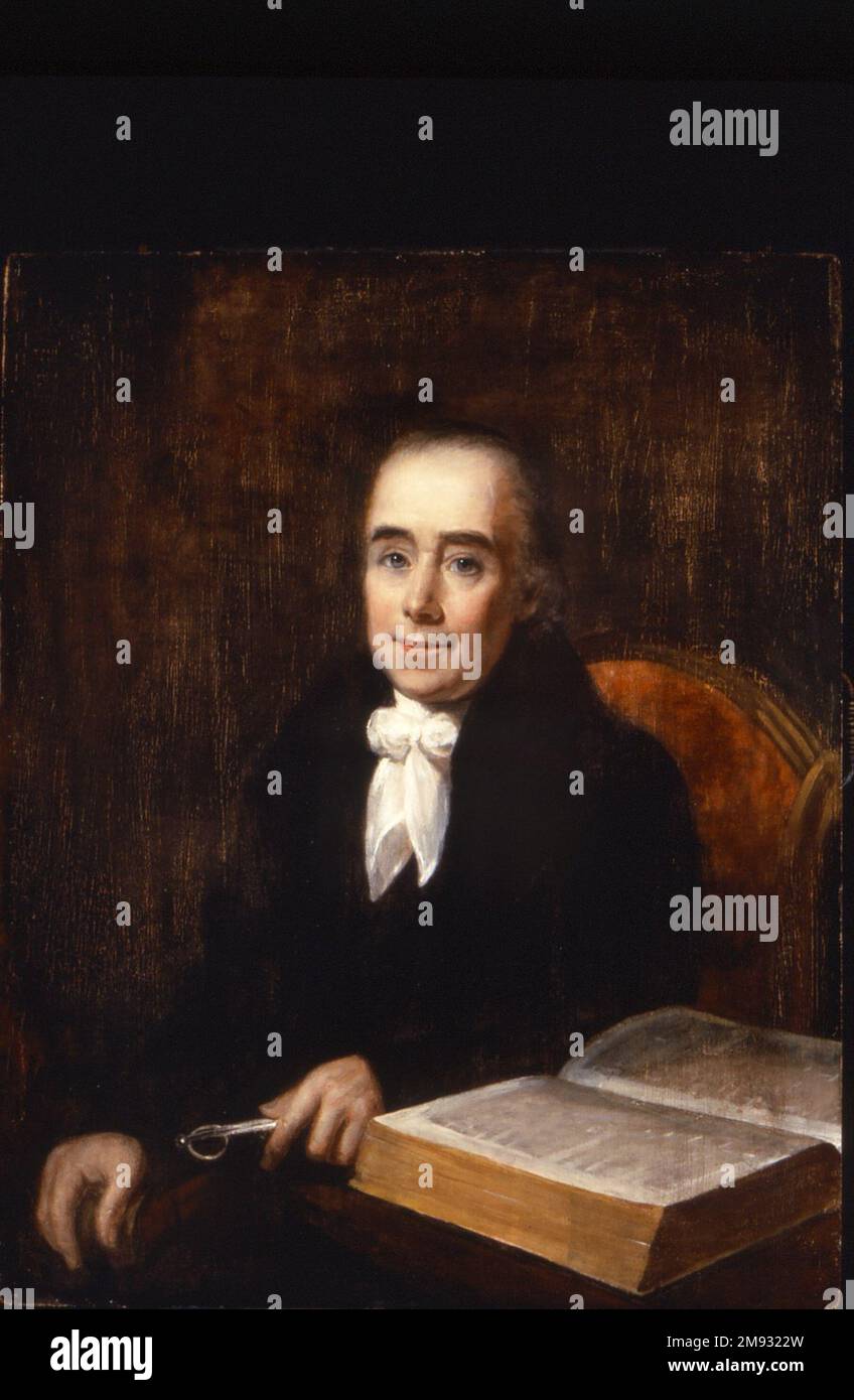 Robert Snow William Dunlap (américain, 1766-1839). Robert Snow, 1831. Huile sur panneau, 33 9/16 x 26 11/16 in. (85,2 x 67,8 cm). Art américain 1831 Banque D'Images