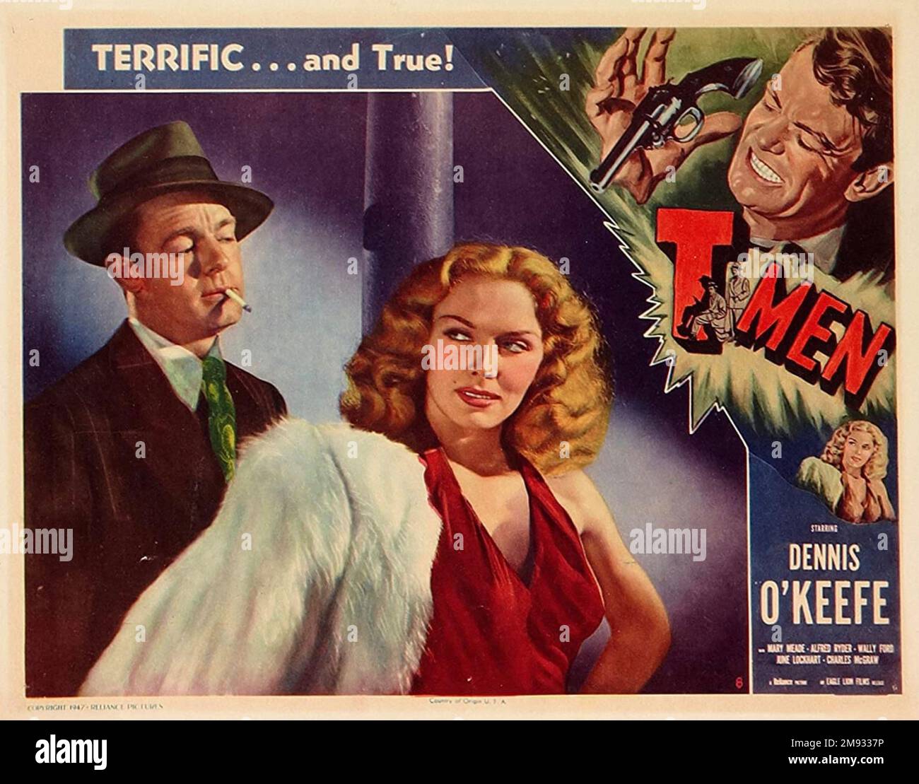 T-MEN 1947 Eagle Lion films production avec Mary Meade Banque D'Images