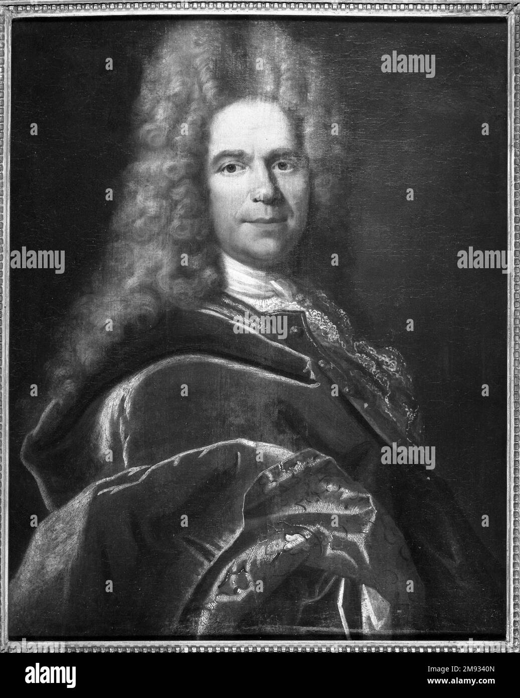 Portrait d'un gentleman School of Francois de Troy (français, 1645-1730). Portrait d'un homme. Huile sur toile, 31 1/2 x 25 1/2 in. (80,0 x 64,8 cm). Art européen Banque D'Images