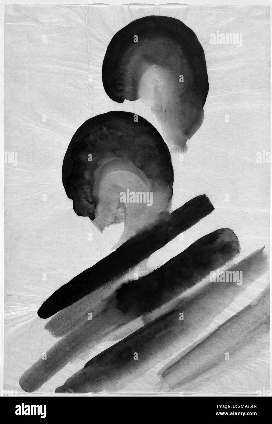 Blue #2 Georgia O'Keeffe (cuisine américaine, 1887-1986). Bleu #2, 1916. Aquarelle sur papier, 15 7/8 x 10 15/16 cm (40,3 x 27,8 cm). Art américain 1916 Banque D'Images