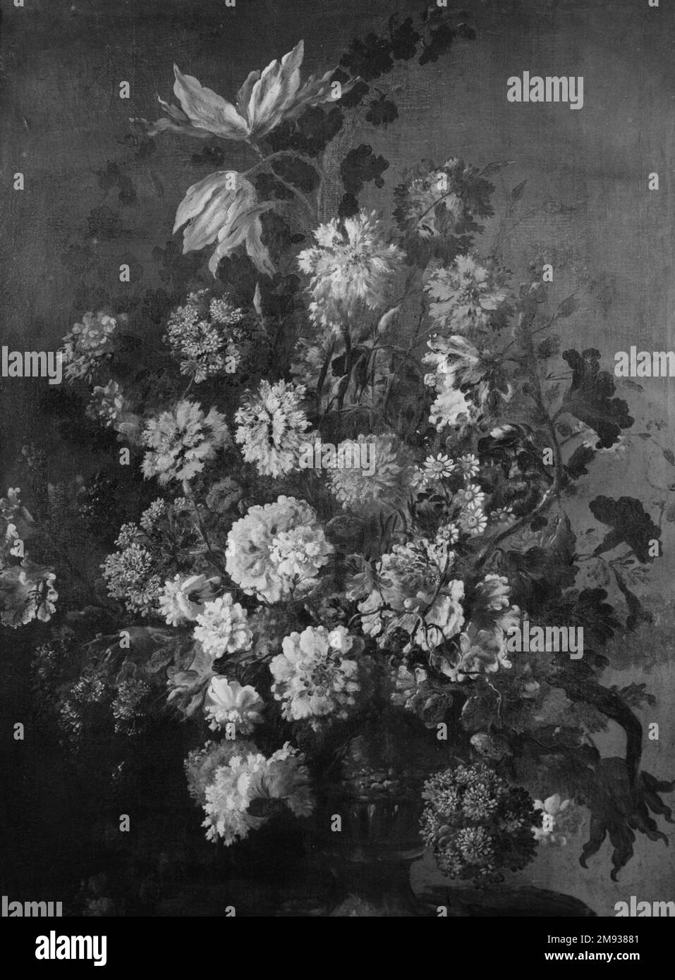 Vase de fleurs Antoine Monnoyer (français, 1670-1747). Vase de fleurs, env. 1715. Huile sur toile, 36 x 27 1/8 in. (91,4 x 68,9 cm). Art européen ca. 1715 Banque D'Images