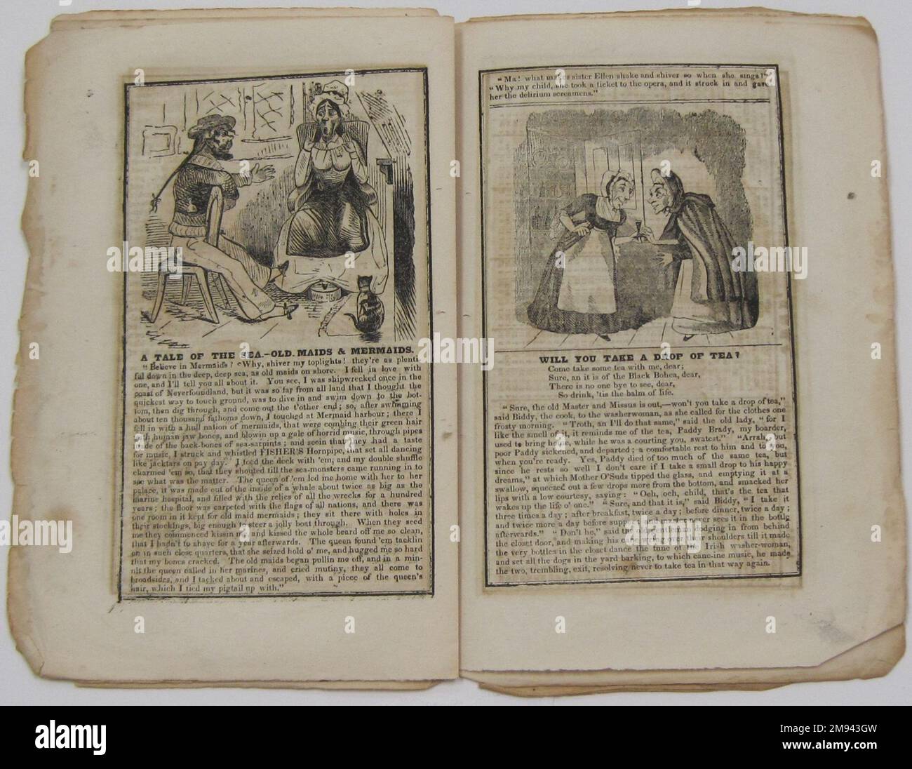 Turner's Comic Almanac Inconnu. Turner's Comic Almanac, 1851. Gravures en bois sur papier, 8 1/4 x 5 3/8 po. (21 x 13,7 cm). Art américain 1851 Banque D'Images