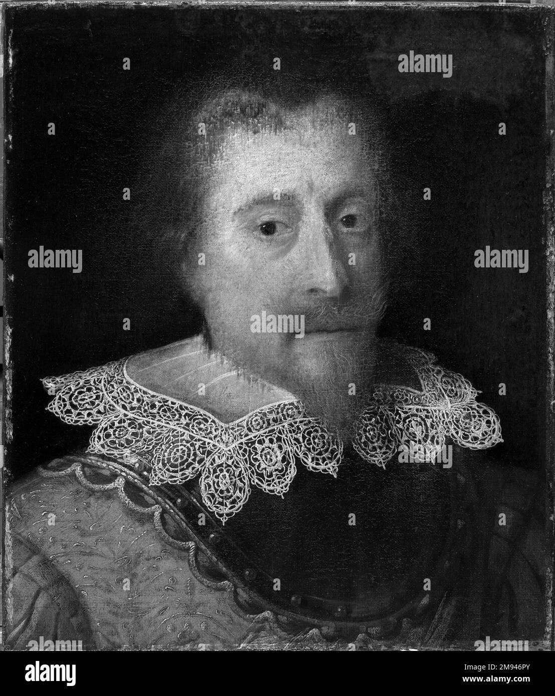 Portrait du prince d'Orange Jan Ravenestyn. Huile sur bois, 19 1/2 x 16 1/2 po. (49,5 x 41,9 cm). Art européen Banque D'Images