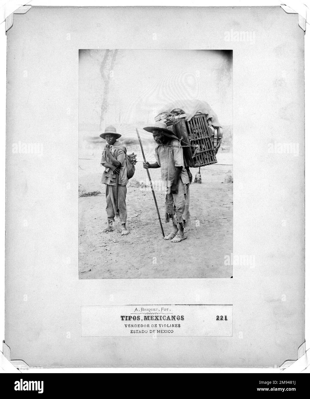 Sans titre A. Briquet (français, actif 1860-1895). , n.d. Photographie argentée à l'albumine, 7 3/4 x 4 1/2 po Photographie n.d. Banque D'Images