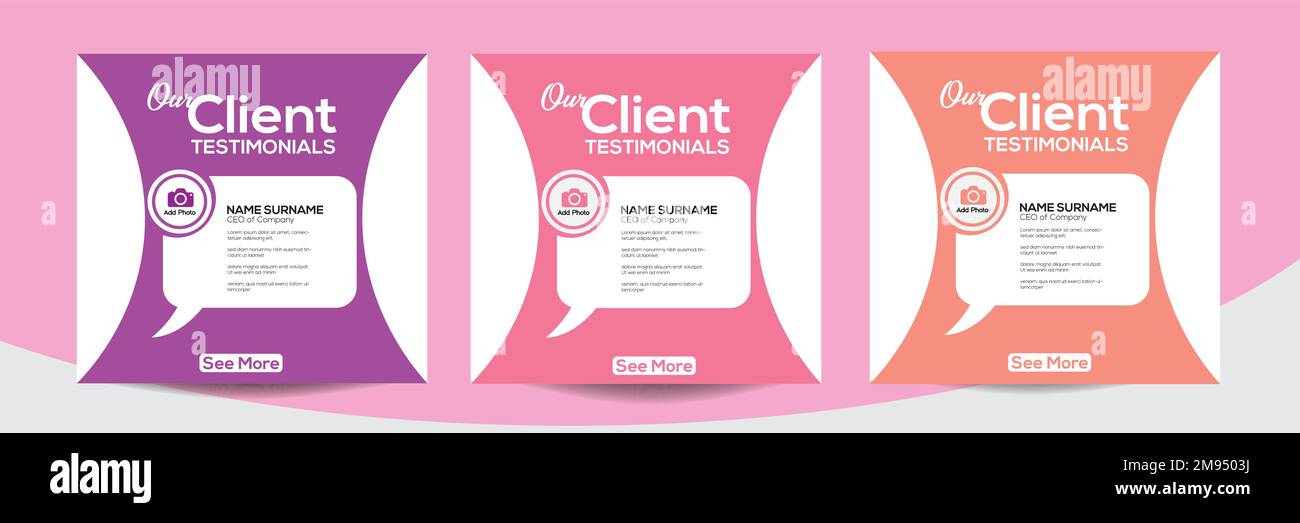 Modèle de bannière Web pour les commentaires des clients sur les médias sociaux. Modèle de réseaux sociaux de commentaires des clients. Illustration de Vecteur Modèle de bannière Web pour les commentaires des clients sur les médias sociaux. Modèle de réseaux sociaux de commentaires des clients. Illustration de Vecteur