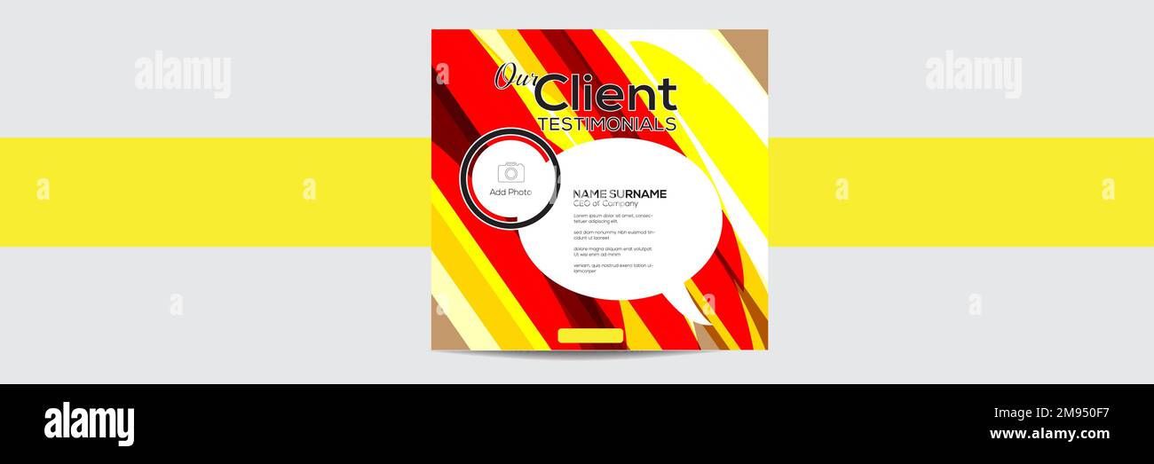 Modèle de bannière Web pour les commentaires des clients sur les médias sociaux. Modèle de réseaux sociaux de commentaires des clients. Illustration de Vecteur Modèle de bannière Web pour les commentaires des clients sur les médias sociaux. Modèle de réseaux sociaux de commentaires des clients. Illustration de Vecteur