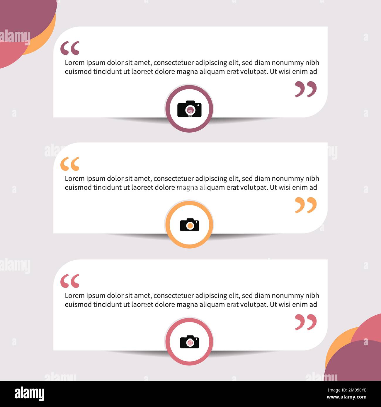 Modèle de bannière Web pour les commentaires des clients sur les médias sociaux. Modèle de réseaux sociaux de commentaires des clients. Illustration de Vecteur Modèle de bannière Web pour les commentaires des clients sur les médias sociaux. Modèle de réseaux sociaux de commentaires des clients. Illustration de Vecteur