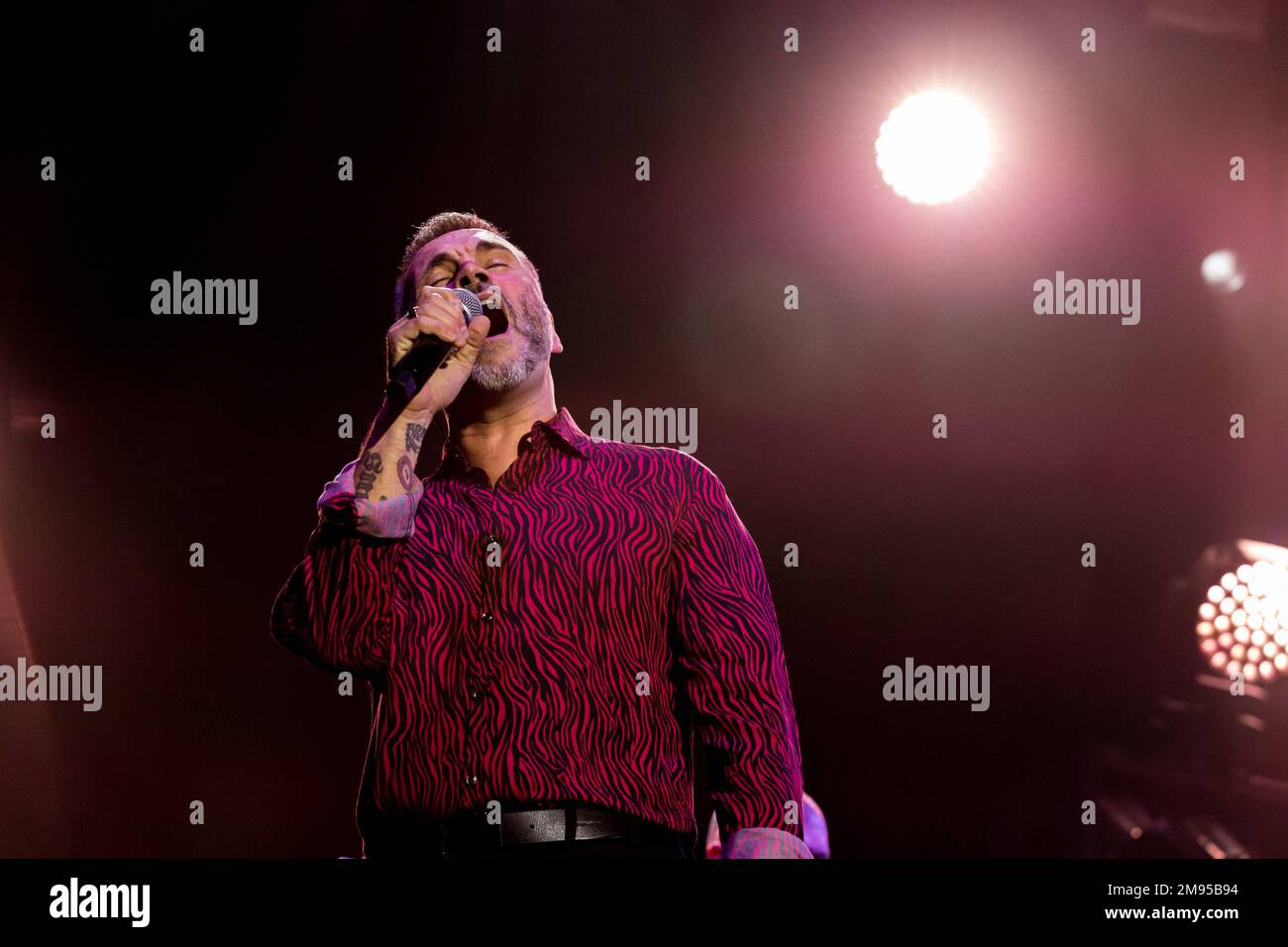 Auditorium Parco della Musica di Roma, Rome, Italie, 16 janvier 2023, Filippo “Nek” Neviani pendant son exécution pendant Filippo Neviani Nek - “50 Banque D'Images