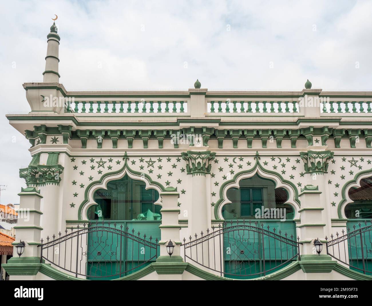 La mosquée Abdul Gaffoor à Little India Singapour Banque D'Images