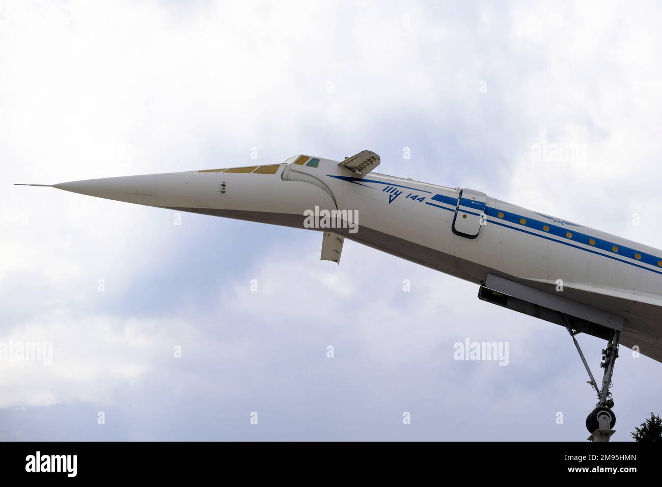 Allemagne, Sinsheim, Musée Technik Sinsheim: Tupolev tu-144, avion passager supersonique conçu par Aleksey Tupolev Tupolev Banque D'Images