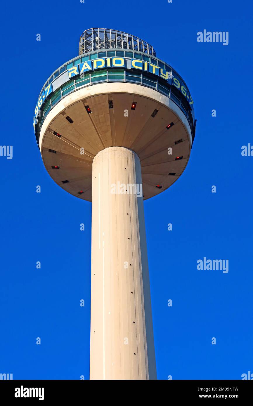 St Johns Beacon Viewing Gallery, radio City 96,7 Tower, St Johns Beacon, 1 Houghton St, Liverpool, Merseyside, ANGLETERRE, ROYAUME-UNI, L1 1RL Banque D'Images