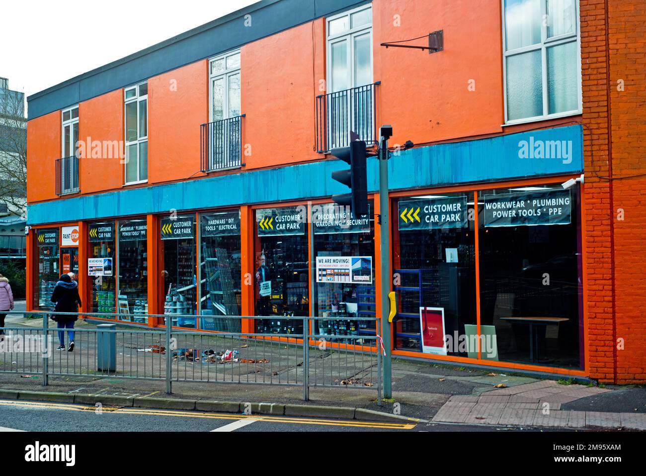 Paint Shop Store, High Wycombe, Buckinghamshire, Angleterre Banque D'Images