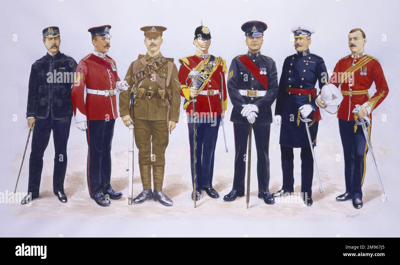 Le Staffordshire Regiment (Prince of Wales) (ou simplement « Staffords » pour résumer) était un régiment d'infanterie de l'armée britannique, faisant partie de la division Prince of Wales. Le régiment a été formé en 1959 par la fusion du South Staffordshire Regiment et du North Staffordshire Regiment (Prince of Wales's). Les Staffords peuvent retracer leur histoire jusqu'en 1705, lorsqu'un régiment connu sous le nom de pied de 38th a été élevé à Lichfield par le colonel Luke Lillington. Banque D'Images