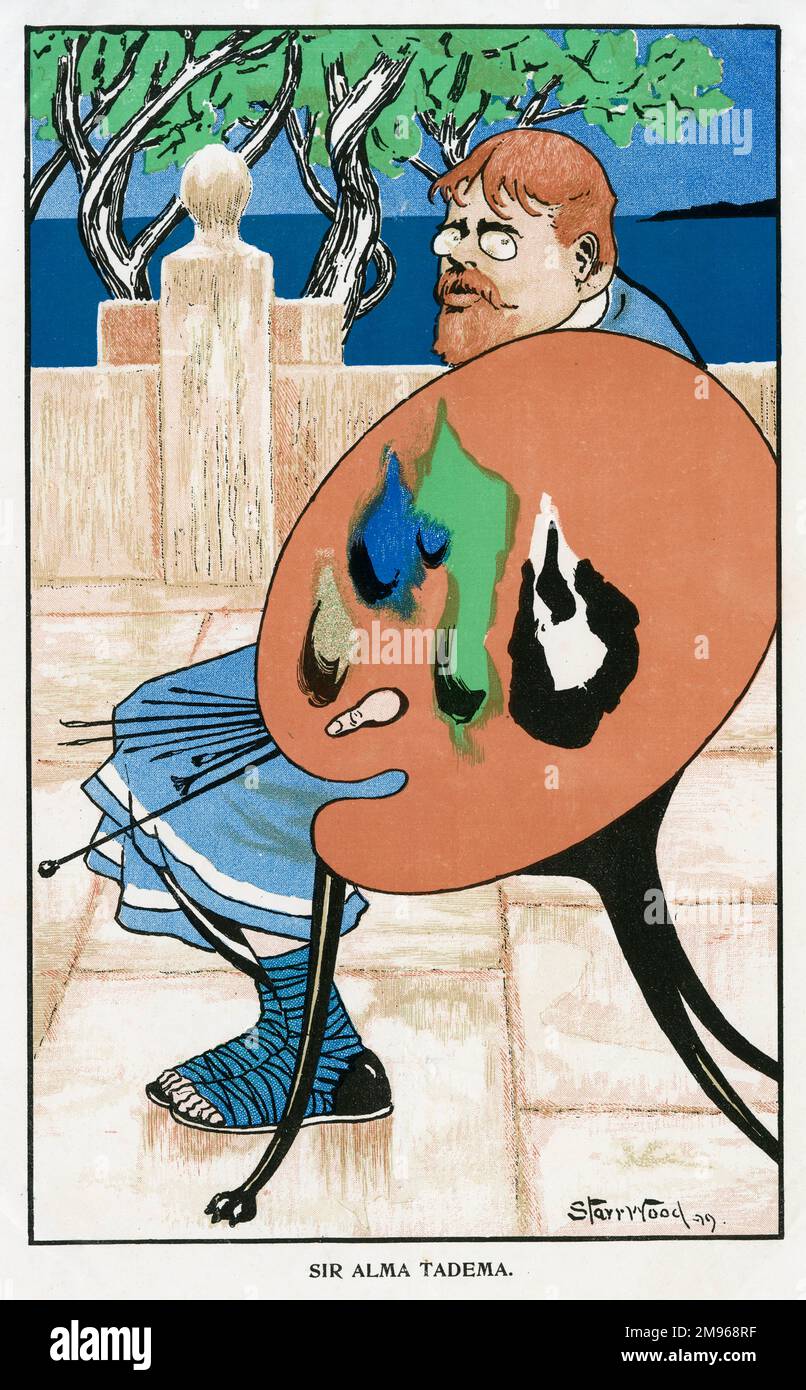 Sir Lawrence Alma-Tadema (1836 - 1912). Peintre britannique né aux pays-Bas. Banque D'Images