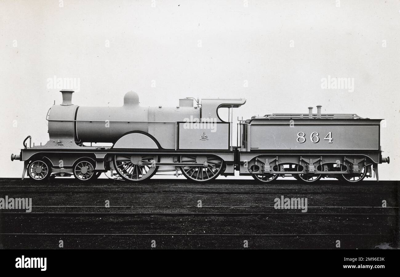 Locomotive no 864 4-4-0 Banque D'Images