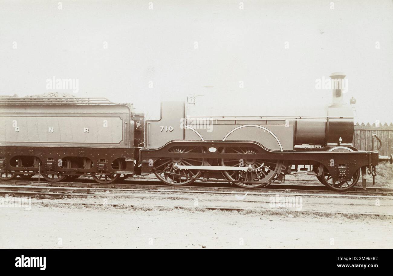 Locomotive no 710 2-4-0 moteur Banque D'Images
