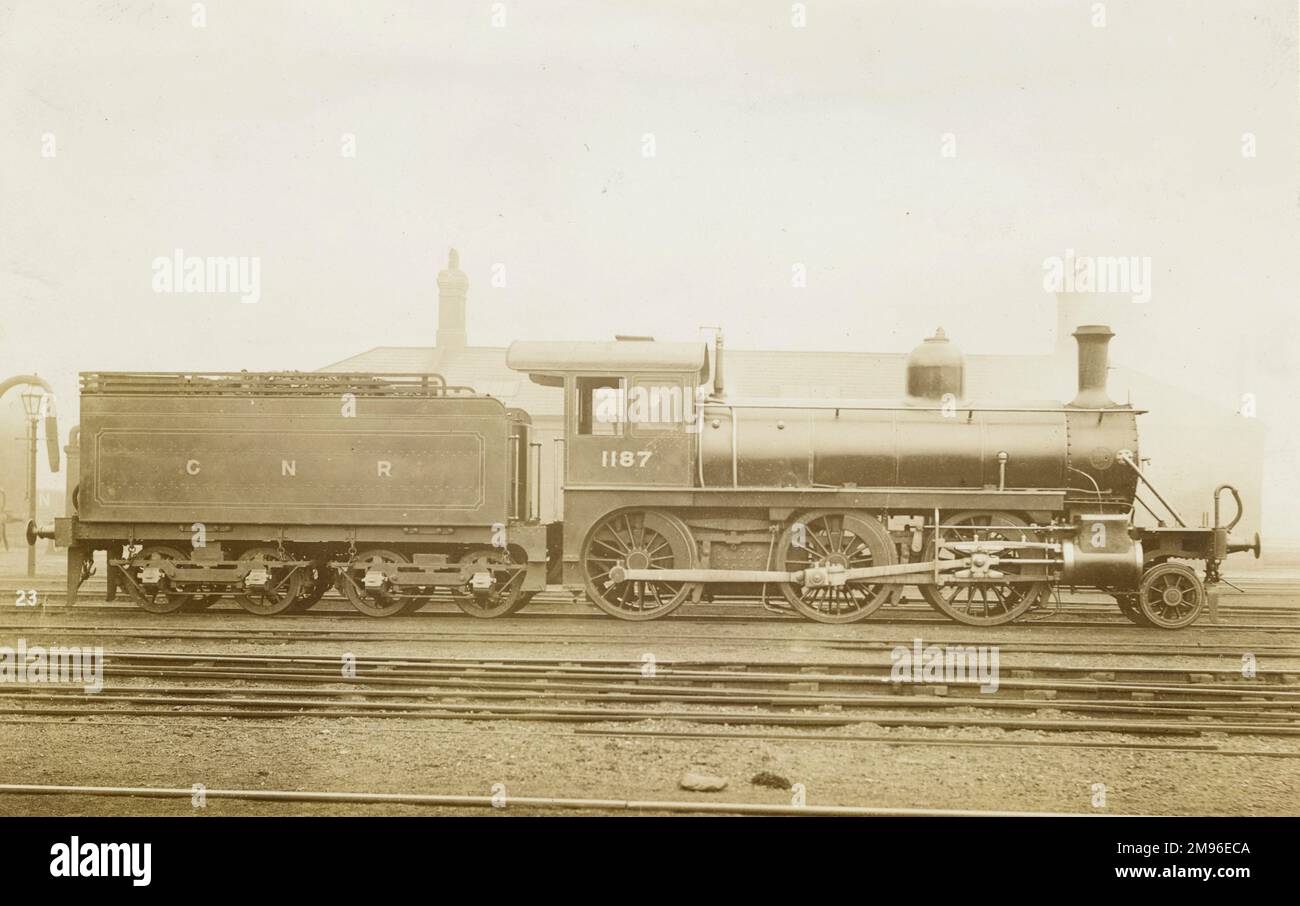 Locomotive no 1187 2-6-0 moteur Banque D'Images