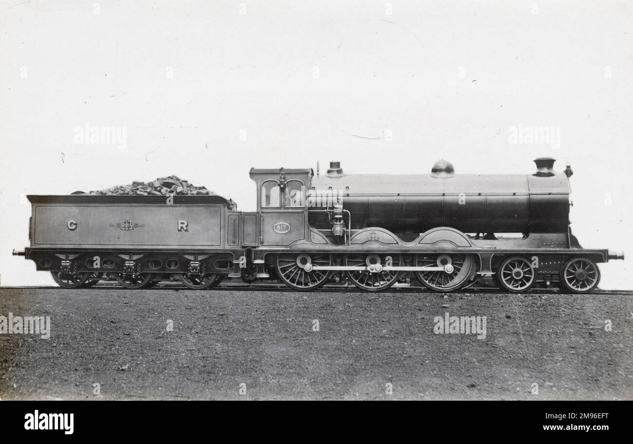 Locomotive no 917 4-6-0 Banque D'Images
