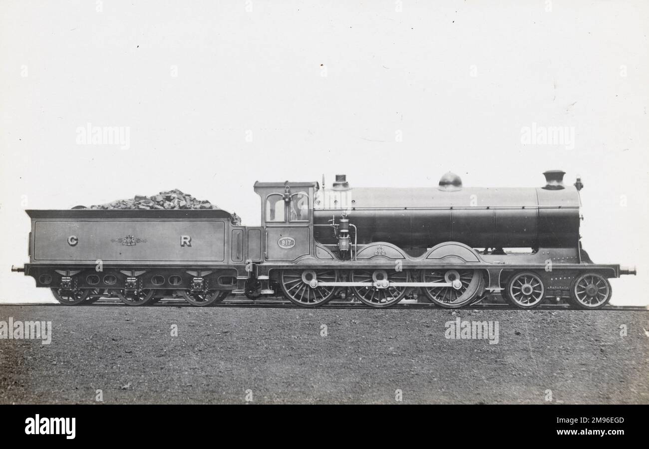 Locomotive no 917 4-6-0 Banque D'Images
