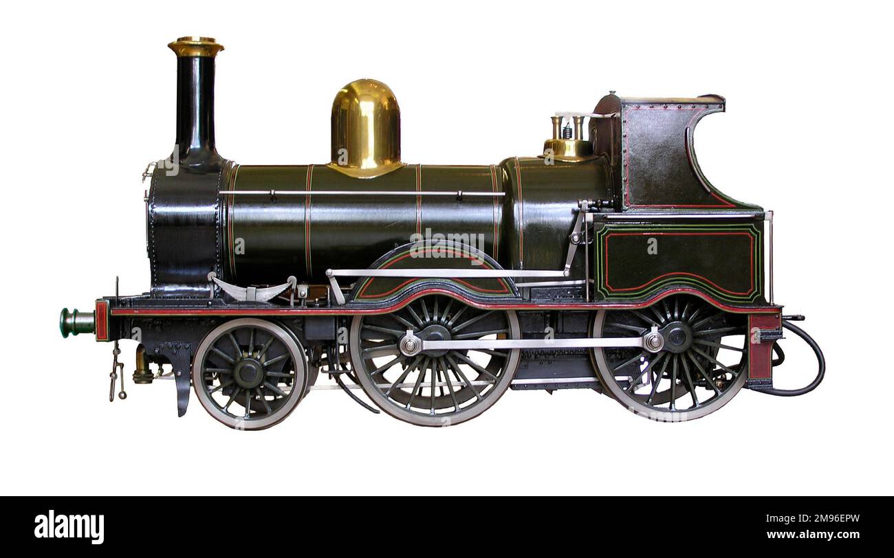 Modèle d'GSWR Irlande locomotive à vapeur, 1872-1881 Banque D'Images