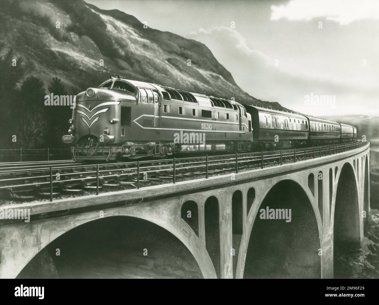 Locomotive Deltic DP1 Banque D'Images